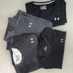 Four Under Armour tops